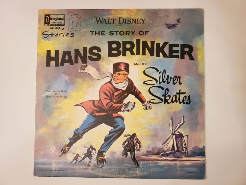 Walt Disney The Story of Hans Brinker and the Silver Skates vinyl record